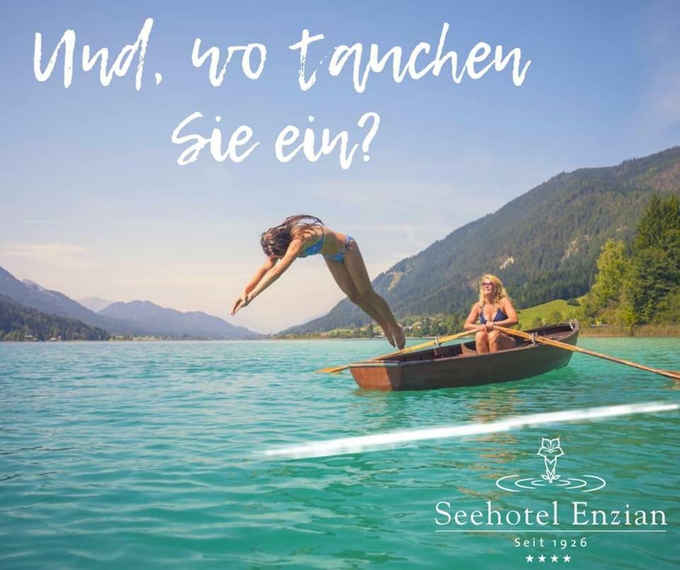 Seehotel Enzian Weissensee Εξωτερικό φωτογραφία